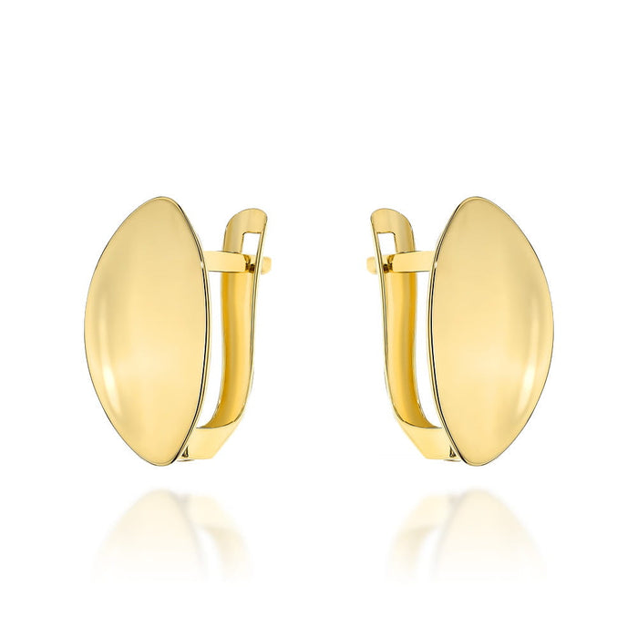 Cercei Aur 14K Elipse Simple