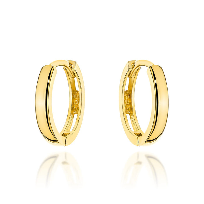 Cercei Aur 14K Rotunzi Simplu