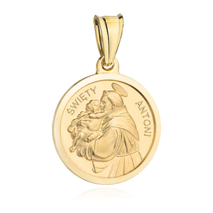 Medalion Aur 14k cu Sfantul Antonie