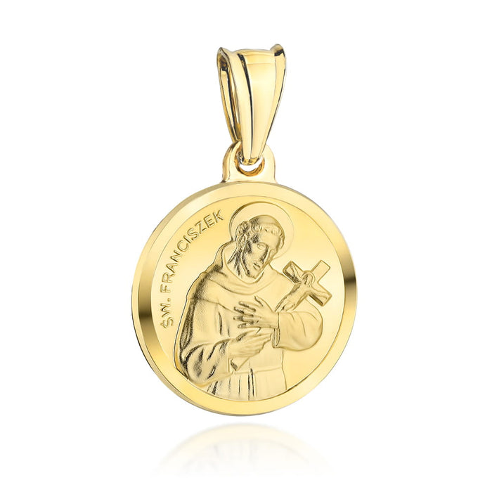 Pandantiv Aur 14k cu Sfantul Francisc