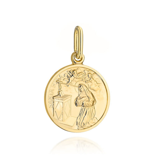 Medalion de aur Sfânta Rita