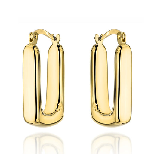 Cercei Aur 14K Rectangulare Mari