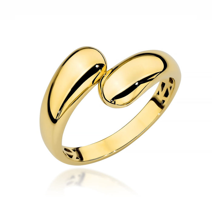 Inel Aur 14K Lacrimi Împletite