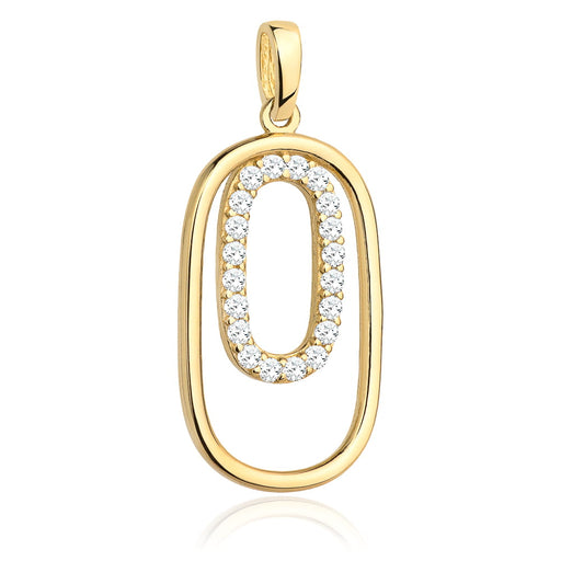 Pandantiv Aur 14k cu Zirconii Albe