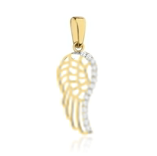 Pandantiv Aur cu Aripă și Zirconii