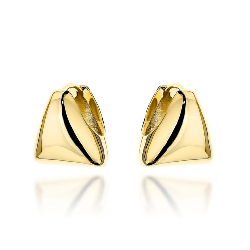 Cercei Aur Triunghiuri Simple