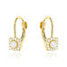 Cercei Din Aur 14K Cu Cristale Zirconia Și Închidere Engleză