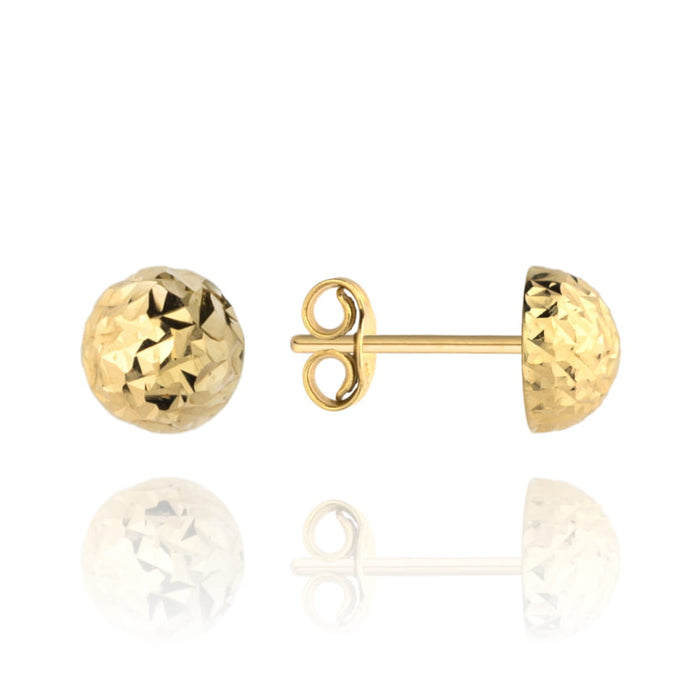 Cercei cu diamant de 7 mm, foarte ușori