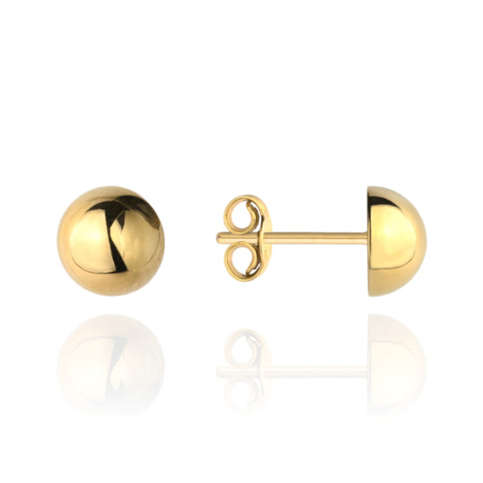 Cercei Aur 14k cu Bilute 7 mm