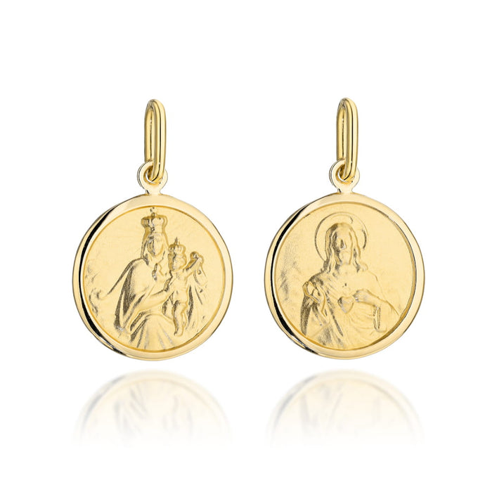 Medalion Religios Szkaplerz Aur 14K