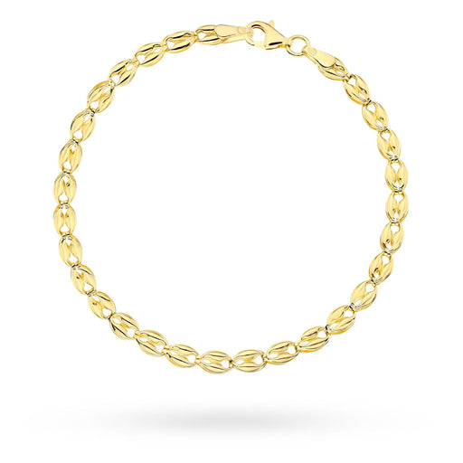 Brățară Delicată din Aur 14K cu Design Oval