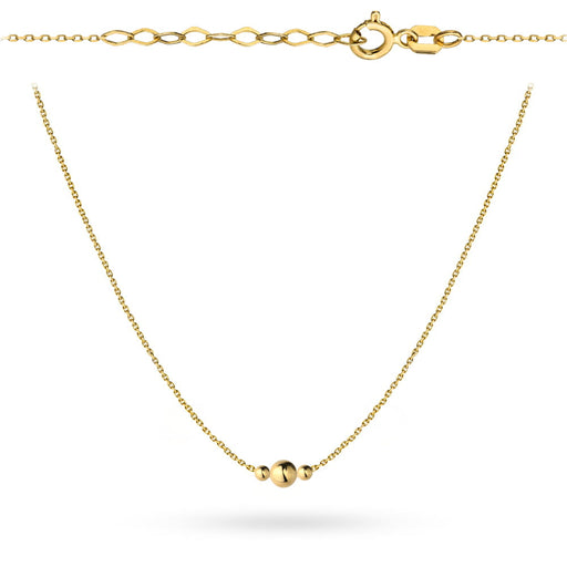 Colier Aur 14K Bile Netede - Eleganță Subtilă