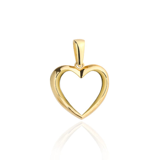 Pandantiv Aur Contur Inimă Mică