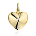 Pandantiv Aur 14K Inimă Netedă 3D Mare
