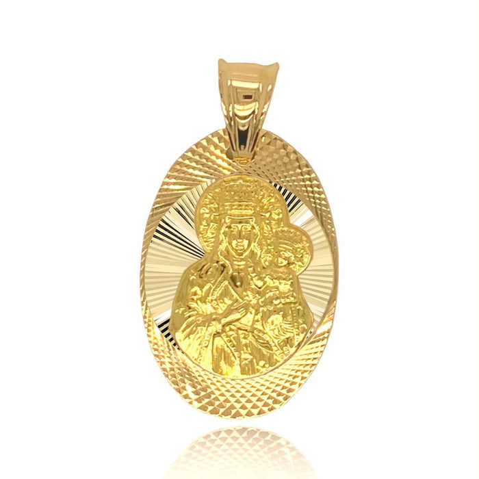 Medalion cu Maica Domnului din Aur 14K