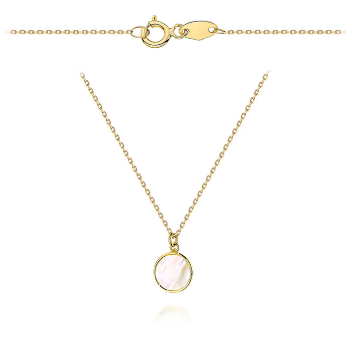 Colier Aur Cerc Cu Masa Perlată