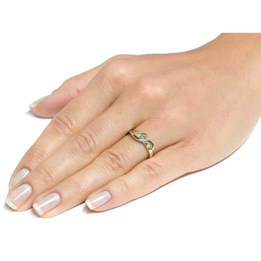 Inel Aur 8K Model Împletit Val 3.1449