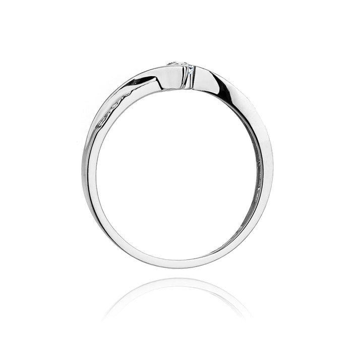 Inel Aur 14K cu Diamant Natural 0.16 ct