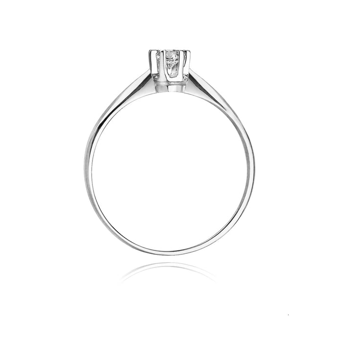 Inel Aur 14K cu Diamant Natural 0.10ct
