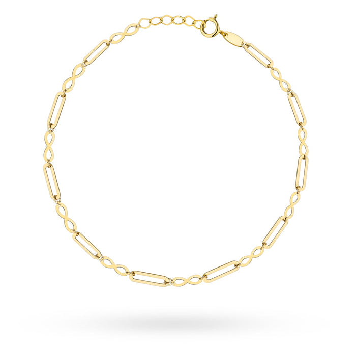 Brățară Din Aur Cu Lanț Și Semn Infinit