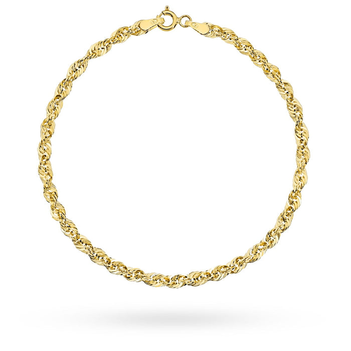 Brățară Din Aur Cu Model Helical 14K