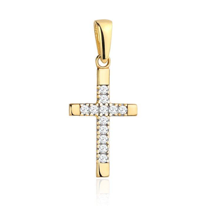 Cruciuliță din Aur cu Zirconii