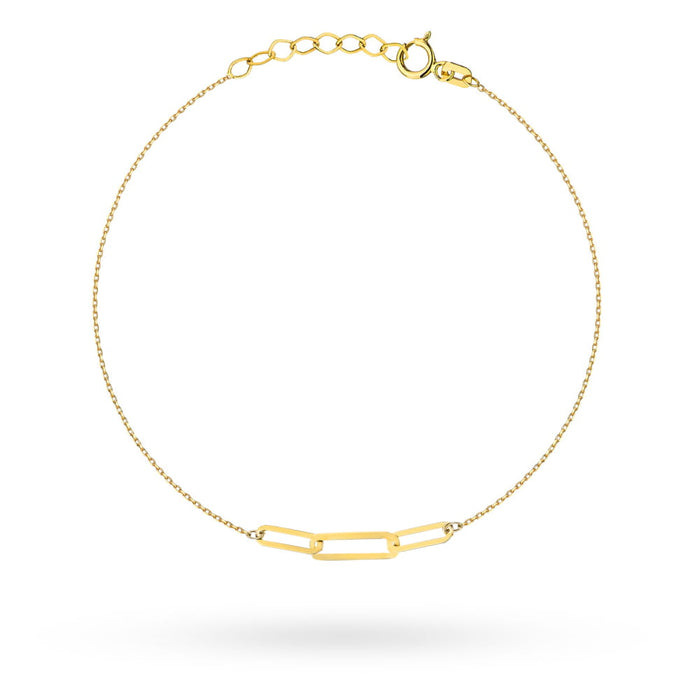 Brățară Aur Cu Trei Zale Împletite