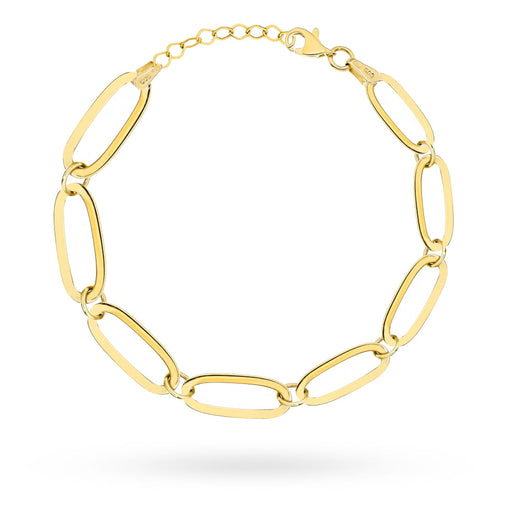 Brățară De Aur Cu Zale Groase Intercalate Design Chic