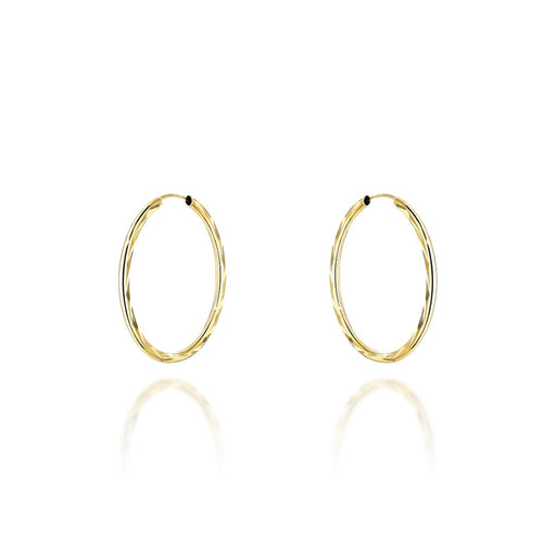 Cercei Creole Aur 14K Super Ușori 22mm