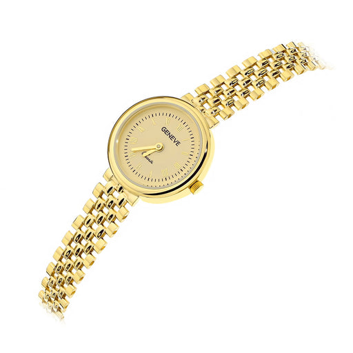 Ceas Aur 14K cu Cadran Rotund - Eleganță Atemporală