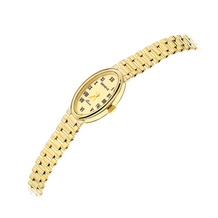 Ceas Dama Aur 14K cu Cadran Oval V