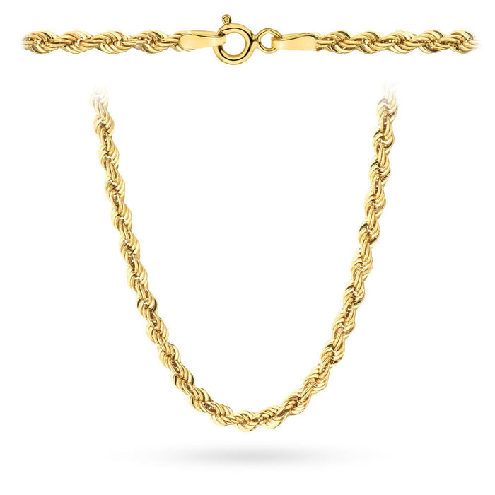 Lanț Aur 14K Împletitură Korda 55 cm - Eleganță Atemporală
