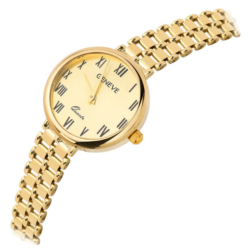 Ceas de Damă Aur 14K cu Cadran Rotund - Eleganță Atemporală