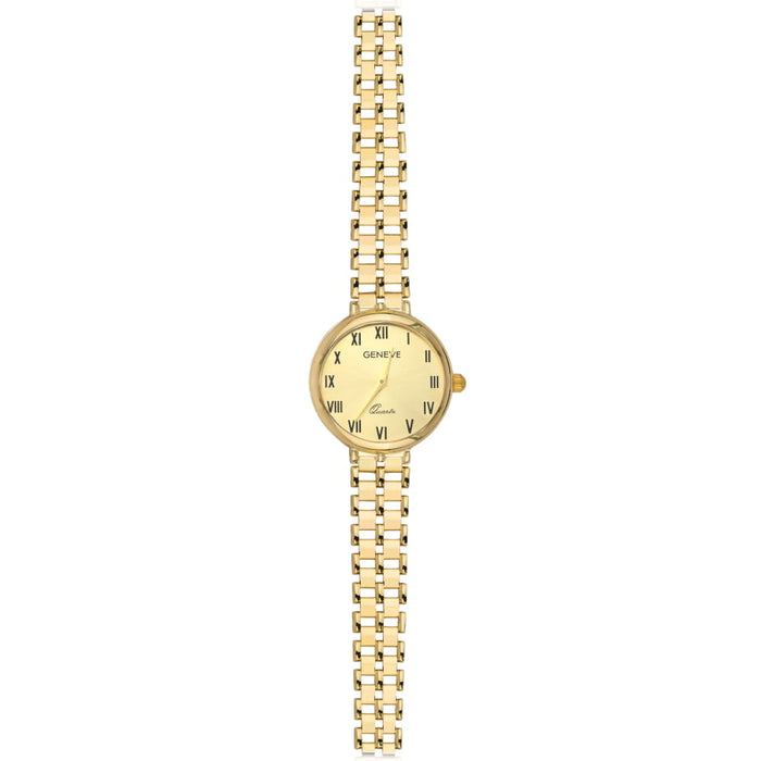 Ceas de Damă Aur 14K cu Cadran Rotund - Eleganță Atemporală