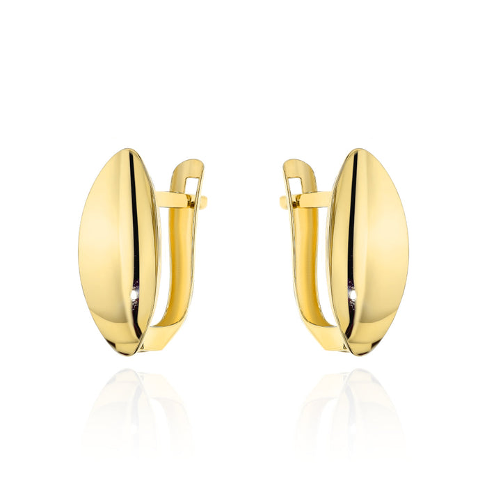 Cercei Aur 14K Lacrimă Clasici cu Închizătoare Engleză