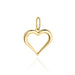 Pandantiv Aur 14K Contur de Inimă - Eleganță și Pasiune
