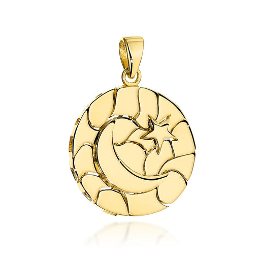 Pandantiv Aur 14K Mobil, Cerc și Elemente Decorative