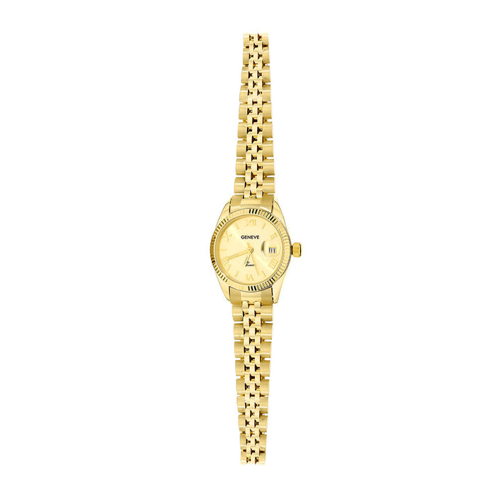 Ceas Dama Aur 14K cu Cadran Rotund Elegant