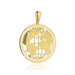 Pandantiv Aur 14K Glob Pământesc - Eleganță în Aur Galben