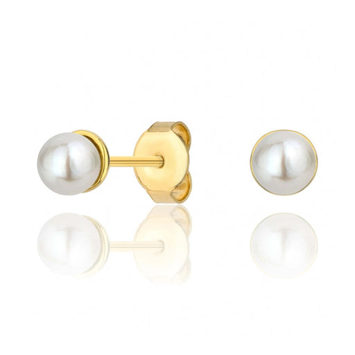 Cercei Aur 8K cu Perlă Naturală – Eleganță Atemporală