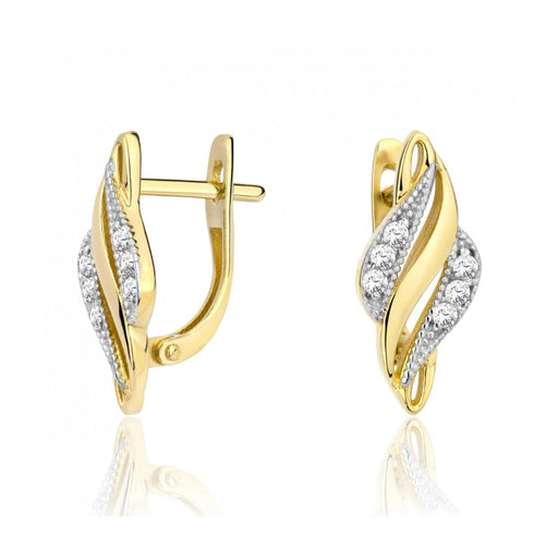 Cercei Aur 8K cu Zirconiu - Eleganță Atemporală