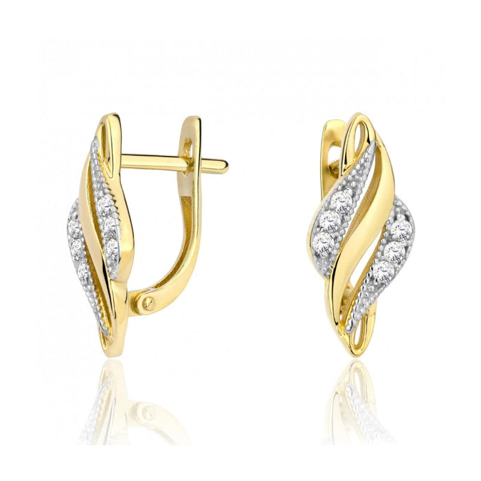 Cercei Aur 8K cu Zirconiu - Eleganță Atemporală