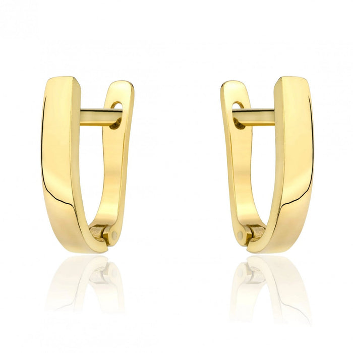 Cercei Clasici din Aur 8K cu Sistem Englezesc