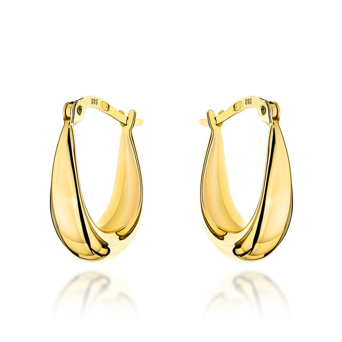 Cercei Aur 14K Lacrimă Clasici, Zale Englezesti