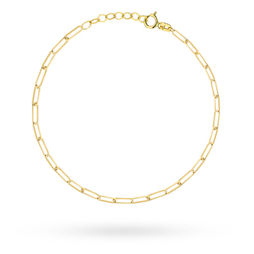 Brățară de Picior Aur 14K cu Zale Delicate – Eleganță Subliniată