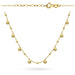 Colier Aur 14K Cu Biluțe Mari și Mici