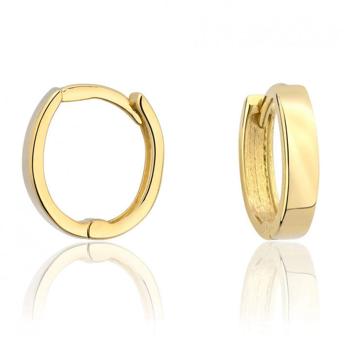 Cercei Rotunzi Aur 8K ~11mm - Eleganță Simplă