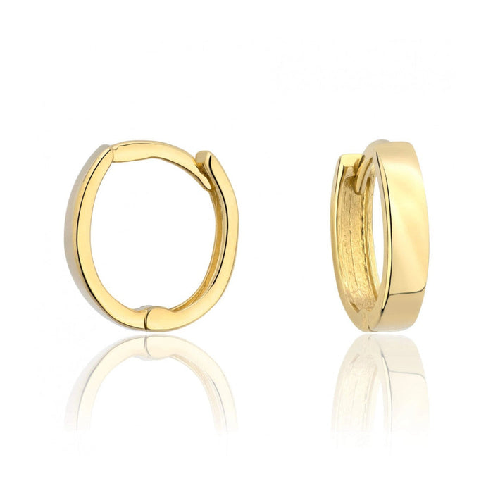 Cercei Rotunzi Aur 8K ~11mm - Eleganță Simplă