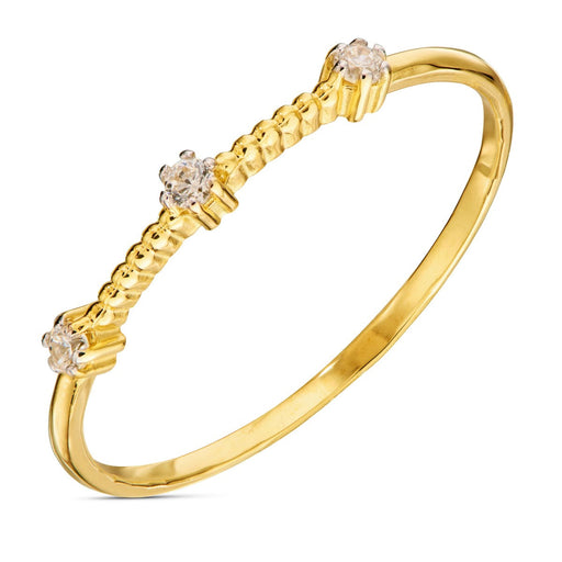 Inel Aur 8K cu Zirconii Strălucitoare – Eleganță Atemporală