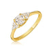 Inel Aur 8K cu Zirconii – Eleganță Subtilă